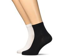 Dim Cotton Pack de Calcetines Cortos Algodón Mujer x2, Multicolor, 39-42