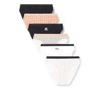 Dim Culotte Femme Lot de 6 | Les Pockets Coton Stretch | Slips Confortables en Coton & Élasthanne | Multicolore | Style Quotidien