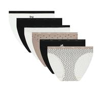 Dim Culotte Femme Lot de 6 | Les Pockets Coton Stretch | Slips Confortables en Coton & Élasthanne | Multicolore | Style Quotidien
