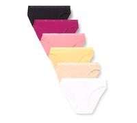 Dim Culottes Femme Lot de 6 | Les Pockets Ecodim Coton | Douceur & Confort | Ceinture Invisible | Multicolores | Style Classique