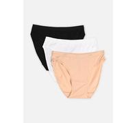 DIM Bragas para mujer Les Pockets Ecodim Coton Pack de 3 Blanco/Piel/Negro M