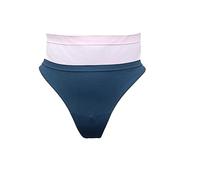 Dim Ecodim Tanga Sin Costuras Micro, Marino-Rosa, (442/44)