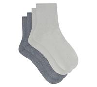 Dim Femme - Mi-Chaussettes Stellaire x2 | Confort Doux | Style Élégant | Touches Métallisées Discrètes