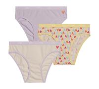 Dim Fille Les Pockets Coton Doux Confortable X3 Briefs, Lot Joli Coeur, 12 ANS EU