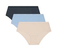 Dim Juego De 3 Bóxers Les Pockets Ecodim Acabado Invisible Mujer x3, Multicolor, M