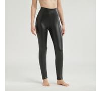 DIM Leggings de piel sintética. Color Negro