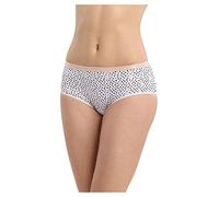DIM Les Pockets Coton Boxer X3 Ropa Interior, Multicolor (White/Pink/Prints), 36 (Pack de 3) para Mujer