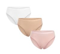 Dim Les Pockets Ecodim Coton Pack de X3 Bragas Mujer (Pack de 3)
