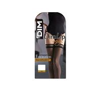DIM Liguero Transparente x1 | Acabado Elegante y Soporte Perfecto | Banda de Silicona | Estilo Seducción, Negro, L