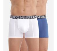 DIM Lote de 2 boxers 3D Flex Air. Color Azul + Blanco