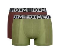 DIM Lote de 2 boxers 3D Flex Air. Color Marrón + caqui