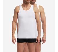 DIM Lote de 2 camisetas de tirantes Regul'Activ. Color Blanco