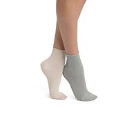 DIM Lote de 2 pares de calcetines. Color Caqui/Beige