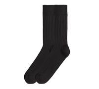 DIM Lote de 2 pares de calcetines de hilo de Escocia. Color negro + negro