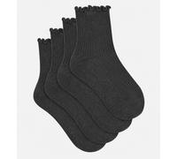 DIM Lote de 2 pares de calcetines MODAL STYLE. Color Antracita