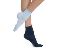 DIM Lote de 2 pares de calcetines MODAL STYLE. Color azul marino/azul