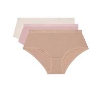 DIM Lote de 3 boxers Pockets Ecodim. Color Piel + Rosa + Nácar