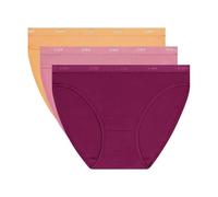 DIM Lote de 3 bragas Pockets Ecodim. Color Berenjena + Rosa + Naranja claro