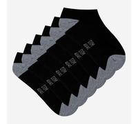 DIM Lote de 3 pares de calcetines cortos Ecodim Sport. Color negro + negro + negro