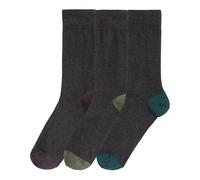 DIM Lote de 3 pares de calcetines MIX&MATCH. Color gris + gris + gris