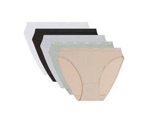 DIM Lote de 5 bragas Les Pockets Ecodim. Color Blanco + Gris + Negro