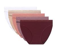 DIM Lote De 5 Slips Algodón x5, Bragas para Mujer, Multicolor, S