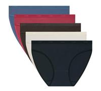 Dim Lote De 5 Slips De Algodón Les Pockets Mujer x5