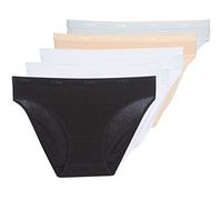 Dim Lote De 5 Slips De Algodón Les Pockets Mujer x5, Multicolor, L