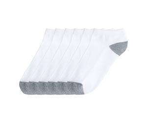 DIM Lote de 6 pares de calcetines cortos ECODIM SPORT. Color Blanco