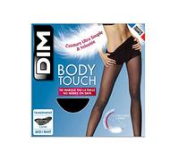 DIM Media Mujer Body Touch Voile Transparente x1, Cinturilla Ultra Suave, Confort Absoluto, Efecto Segunda Piel, Invisible Bajo la Ropa, Negro, XL