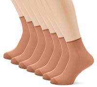 Dim Medias Calcetines Transparentes Beauty Resist Confort & Tenue Mujer x6, Marrón, Talla Única