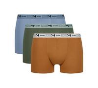 Dim Men - Boxer de algodón orgánico elástico x3 | Ropa Interior ecológica con Certificado Gots & Oeko-Tex® | Comodidad Diaria | Envase reciclable