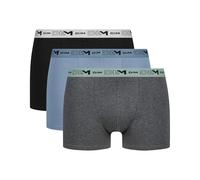 Dim Men - Boxer de algodón orgánico elástico x3 | Ropa Interior ecológica con Certificado Gots & Oeko-Tex® | Comodidad Diaria | Envase reciclable