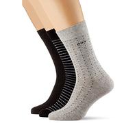 Lote de 3 pares de calcetines Hombre Talla 43/46. Color Negro
