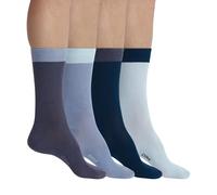 Dim Men - Calcetines de media caña estilo Ecodim x4 | Algodón peinado suave | Colores atemporales | Certificado OEKO-TEX, Multicolor, 40-45