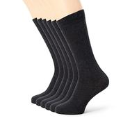 DIM Men - Lote de 6 Calcetines de Algodón | Confort Transpirable | Etiqueta Francesa, Gris, 39-42