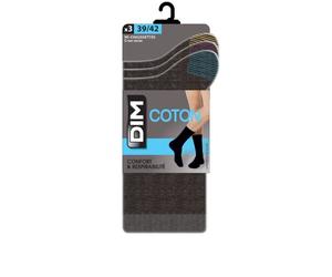 Dim Men - Mix & Match Calcetines de Algodón x3 | Comodidad y Transpirabilidad | Discreto Estilo Bicolor