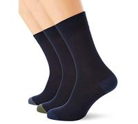 Lote de 3 pares de calcetines MIX&MATCH Hombre Talla 39/42. Color Azul