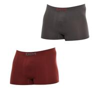 Dim Boxer Seamless Micro X2, Negro, XL (Pack de 2) para Hombre