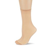 DIM Mes Essentiels Douceur x2, Tobilleros para Mujer, Beige (Clear), Talla única