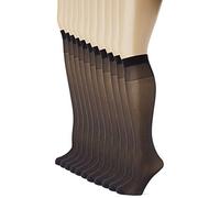 Dim Mini-Medias Ecodim Maxi Resistencia Mujer x12, Negro, Talla única