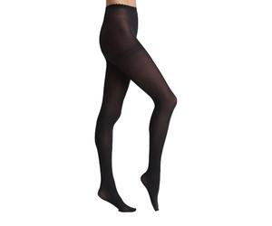Dim Mujer - Body Touch Mallas opacas X1 | Cintura invisible termoformada | Microfibra suave efecto segunda piel | Reciclables con Terracycle, Negro, S