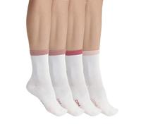 Dim Mujer - Calcetines de media caña Ecodim Mode x4 | Mezcla de algodón suave | Paleta de colores atemporal | Certificado OEKO-TEX, Multicolor, Talla Única