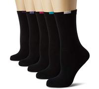 DIM Mujer - Gran Formato Ecodim Calcetines de Algodón x10 | Malla Fina Transpirable | Talones y Dedos Reforzados | Confort Diario, Negro, Talla Única