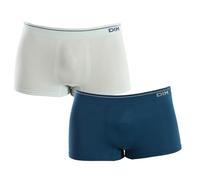 Dim Boxer Seamless Coton X2, Azul Pale/Azul Carón, M para Hombre