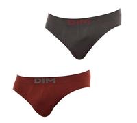 Dim Slip Seamless Micro X2 Cierre, Gris Cuarzo/Burdeos Frío, L (Pack de 2) para Hombre