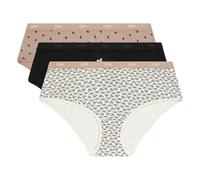 Dim Pack 3 Bóxer Les Pockets Couleurs & Motifs X3 Bóxer Mujer (Pack de 3) | Ropa interior femenina, braguita tipo culotte, cintura elástica, cobertura media, ajuste cómodo, perfectas uso cotidiano
