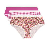 Dim Pack 3 Bóxer Les Pockets Couleurs & Motifs X3 Bóxer Mujer (Pack de 3) | Ropa interior femenina, braguita tipo culotte, cintura elástica, cobertura media, ajuste cómodo, perfectas uso cotidiano
