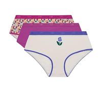 Dim Pack 3 Bóxer Les Pockets Couleurs & Motifs X3, Bóxer Mujer, Lot Viva Flores, S