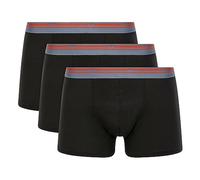 Dim Pack Bóxers estilo clásico Cotton Stretch Confort Hombre x3, Negro, L